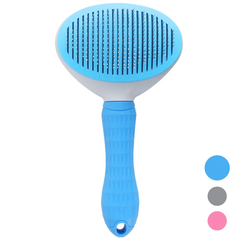 Self-Cleaning Pet Hair Remove Comb Cat Slicker Brush Pet Hair Removal Comb for Cats Grooming Brushes Dog Combs Cat Accessories