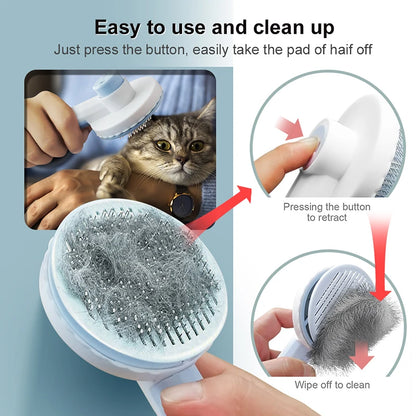 Cat Brush Pet Grooming Brush for Cats Remove Hairs Pet Cat Hair Remover Pets Hair Removal Comb Puppy Kitten Grooming Accessories